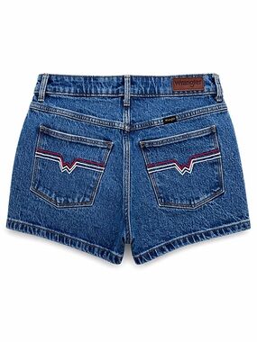 Wrangler Women's Mid-Rise Vintage Denim Jean Shorts  Size 2